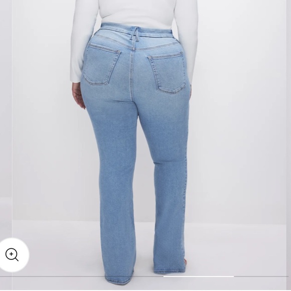 Good American & Zara Blue Bootcut Jeans - Picture 2 of 11